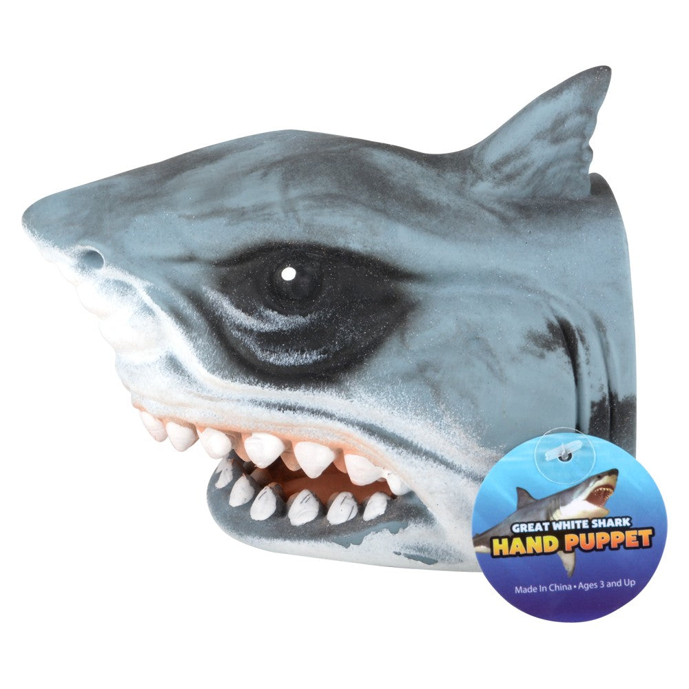 Shark Hand Puppet 5" Great White