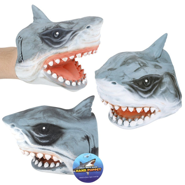 Shark Hand Puppet 5" Great White