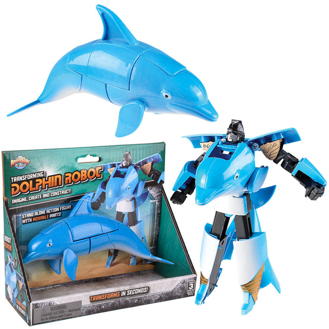 Dolphin Robot Action Figure 5"