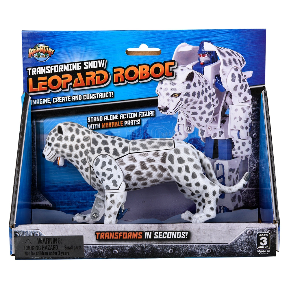 Snow Leopard Robot Action Figure