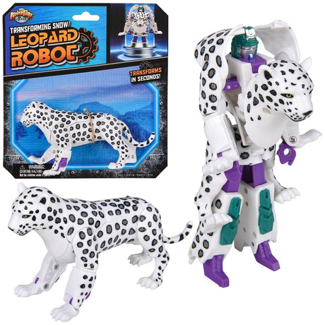 Snow Leopard Robot Action Figure