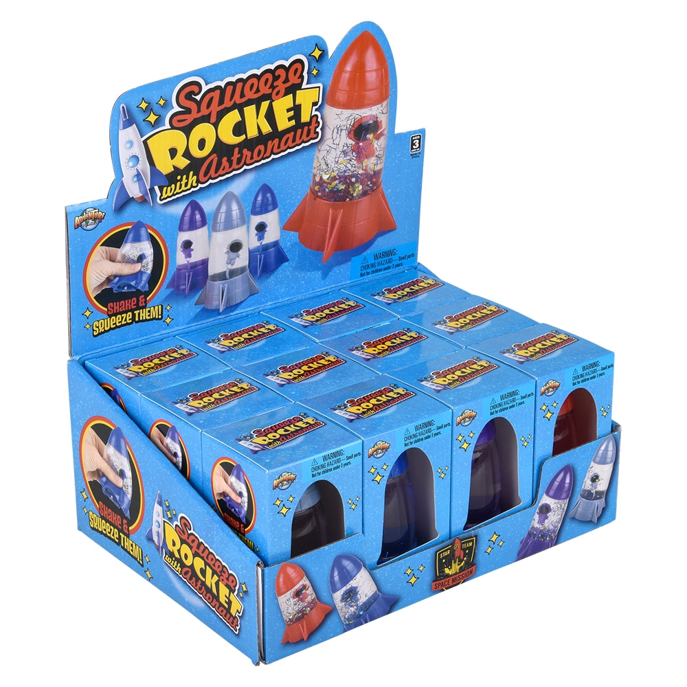 Squeeze Rocket With Astronaut (12 Ct)