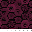 Cotton Print Indelible Ink Busy Mulberry 44/45 Fabric