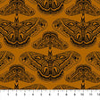 Cotton Print Indelible Ink Cecropia Saffron 44/45" Fabric