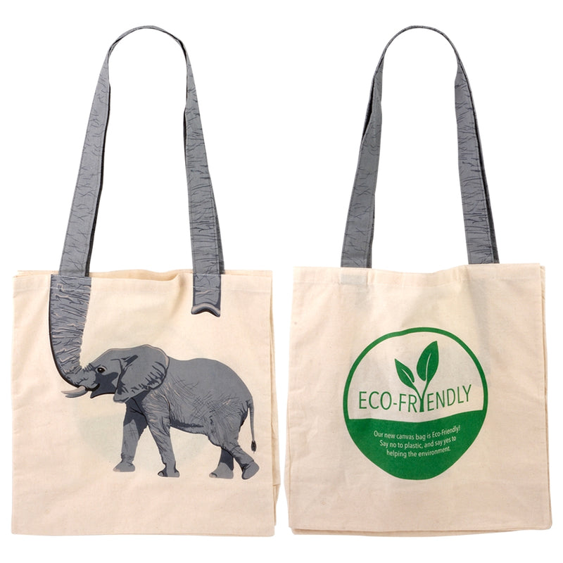 Canvas Bag 16" Elephant Tail Eco-Friendly Canvas Bag