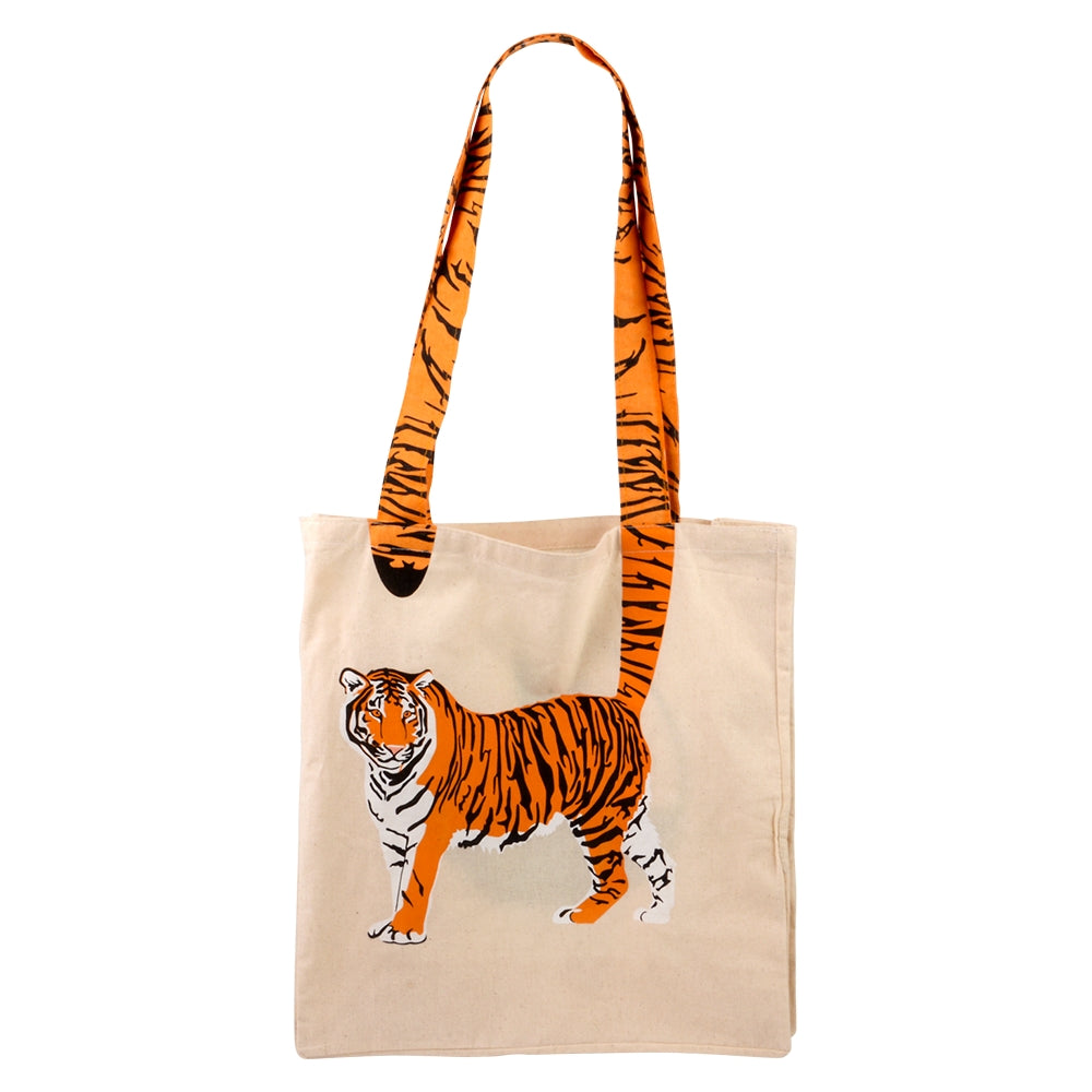 Tiger Tail Canvas Bag