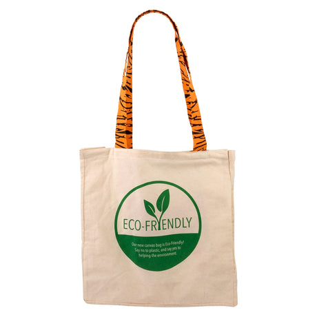 Tiger Tail Canvas Bag