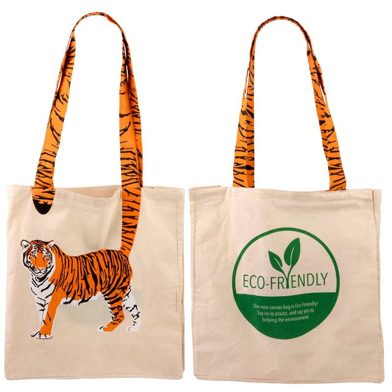Tiger Tail Canvas Bag
