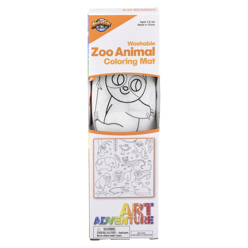 Zoo Washable Doodle Mat 19.5"