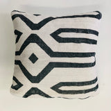 Soft Cozy Fuzzy Faux Fur Mosaic Floral Print Pillow for Elegant Home Décor