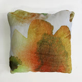 Soft Cozy Fuzzy Faux Fur Mosaic Floral Print Pillow for Elegant Home Décor