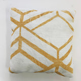 Soft Cozy Fuzzy Faux Fur Mosaic Floral Print Pillow for Elegant Home Décor