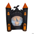 ANIMAT3D Inflatable Haunted Castle Animated Light-Up with Sound Outdoor Halloween Decoration