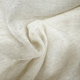 Antik Fabric Polyester Fabric - Solid Sheer, Natural, 110" Width (1 Yard)