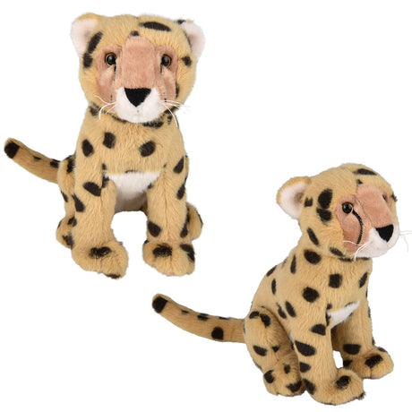 Cheetah Plush 8" Animal Den