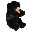 Plush Black Bear Cradle Cubbies 8 in.