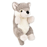 Plush Wolf Cradle Cubbies (8 in)