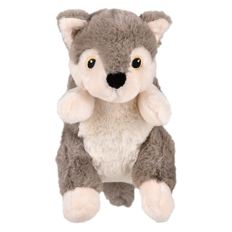 Plush Wolf Cradle Cubbies (8 in)