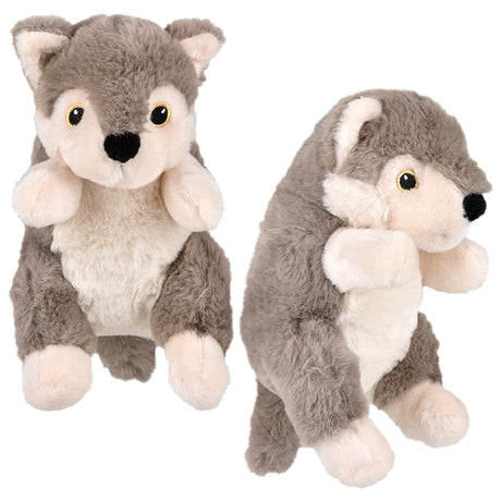 Plush Wolf Cradle Cubbies (8 in)