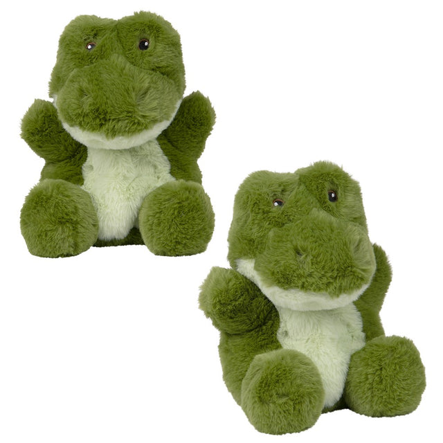 Plush Crocodile Clutch Crew 7"