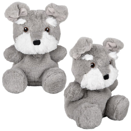 Plush Schnauzer Toy 7" Clutch Crew