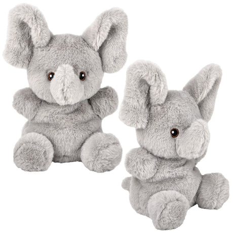 Plush Elephant 7" Clutch Crew Elephant