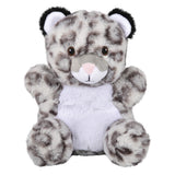 Plush Snow Leopard Clutch Crew