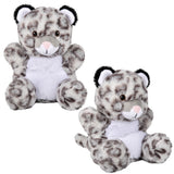 Plush Snow Leopard Clutch Crew