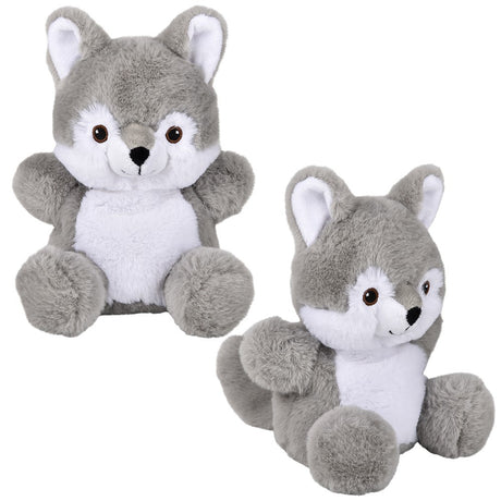 Plush Wolf 7" Clutch Crew Wolf