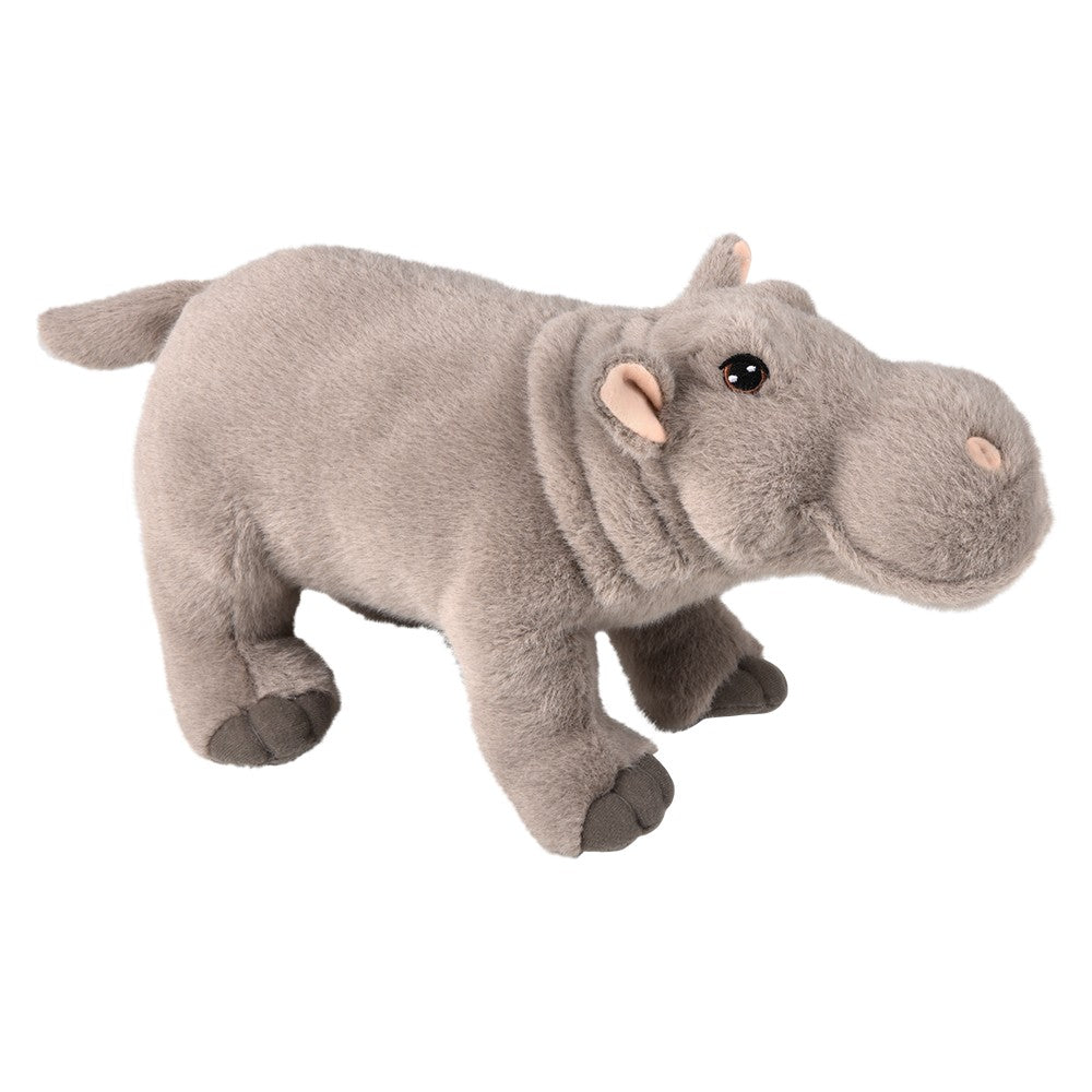 Stuffed Hippo Plush 12"