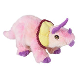 Plush Triceratop Toy 17" Earth Safe Pastel