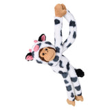 Hanging Monkey Toy in Cow Costume