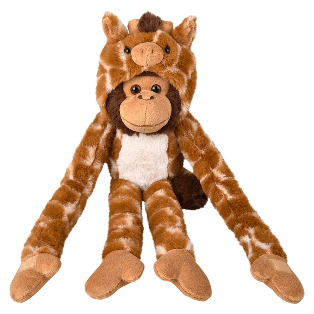 Hanging Monkey Giraffe Plush (27.5 in.)
