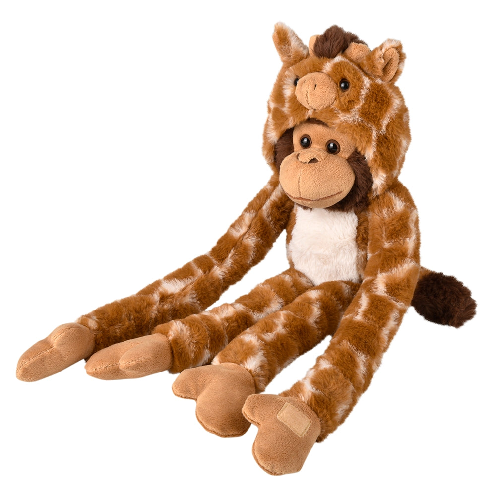 Hanging Monkey Giraffe Plush (27.5 in.)