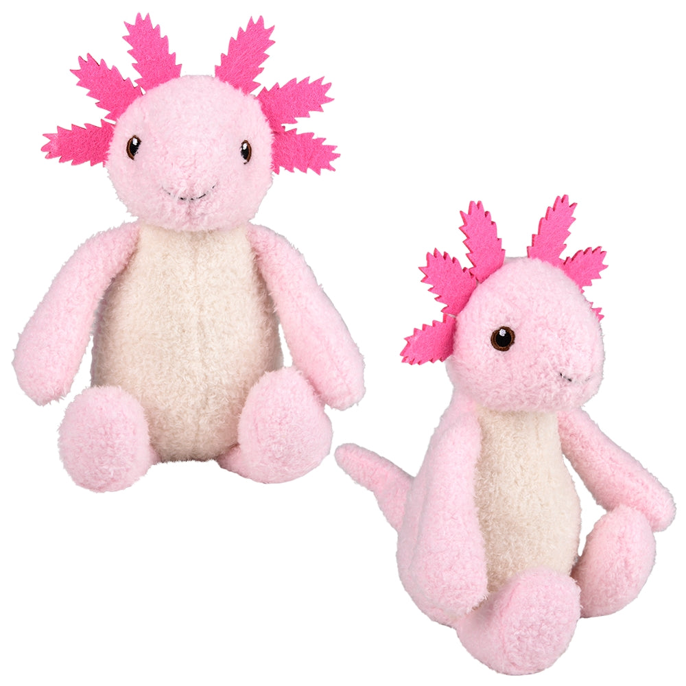 Axolotl Plush Earth Safe Scruffy 8"
