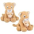 Eco Lioness Plush with Baby (9.5")