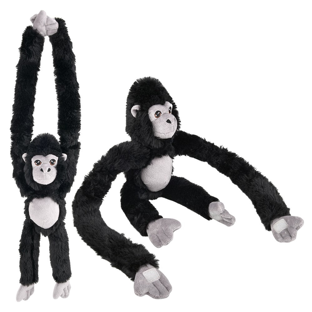 Plush Gorilla Hanging Toy 28" Earth Safe Extend-A-Pull