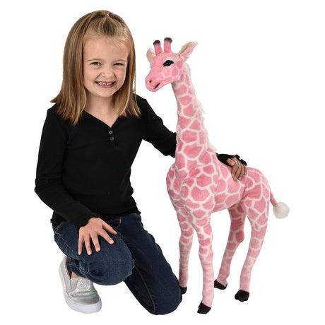 Pink Giraffe Plush (1 PC)