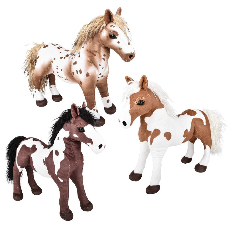 Standing Horse Plush 19"