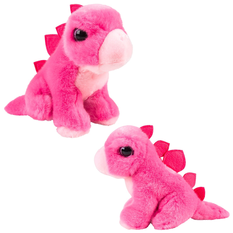 Pink Stegosaurus Plush Toy (1 PC)