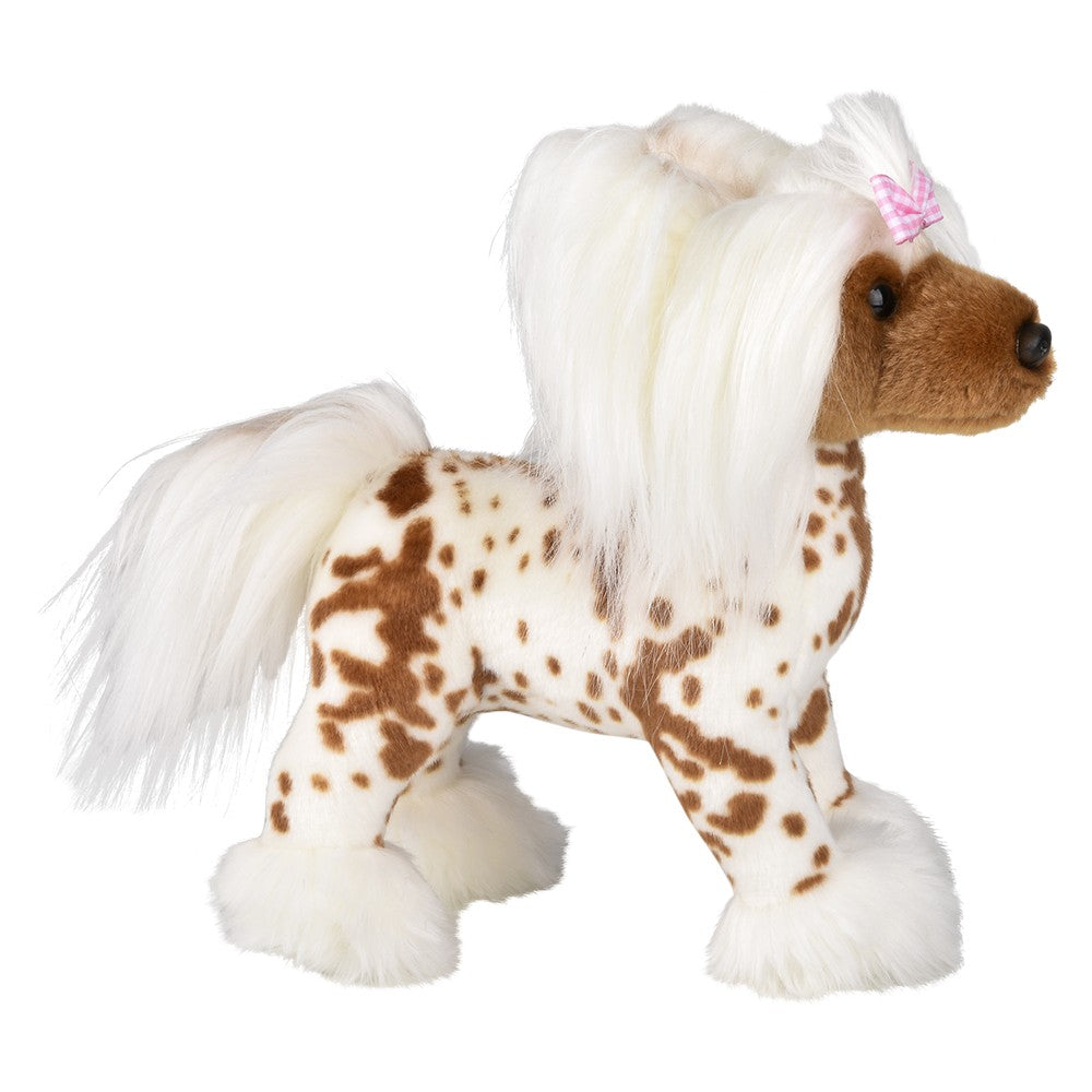 Plush Standing Chinese Crested Dog (1 PC)