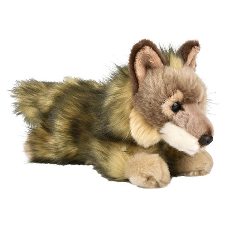 Plush Laying Wolf (1 PC)