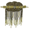 Beaded Iron-On Patch 4.5in x 4in
