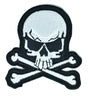 Embroidered Skull Patch 3" x 2.50"