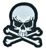 Embroidered Skull Patch 3" x 2.50"