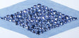 Beaded Mesh Applique Diamond 10 x 4