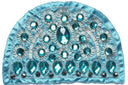 Embroidered Applique Satin Gemstone 6.25in x 4in