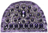 Embroidered Applique Satin Gemstone 6.25in x 4in
