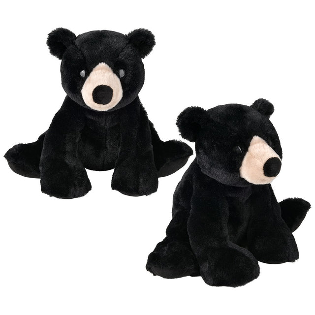 Black Bear Plush 11" Loppy Legs
