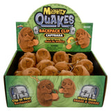 Capybara Backpack Clip Plush (12 PC Display)